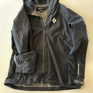Black Diamond Liquid Point Shell Gore Tex Jacket Women's Size XL